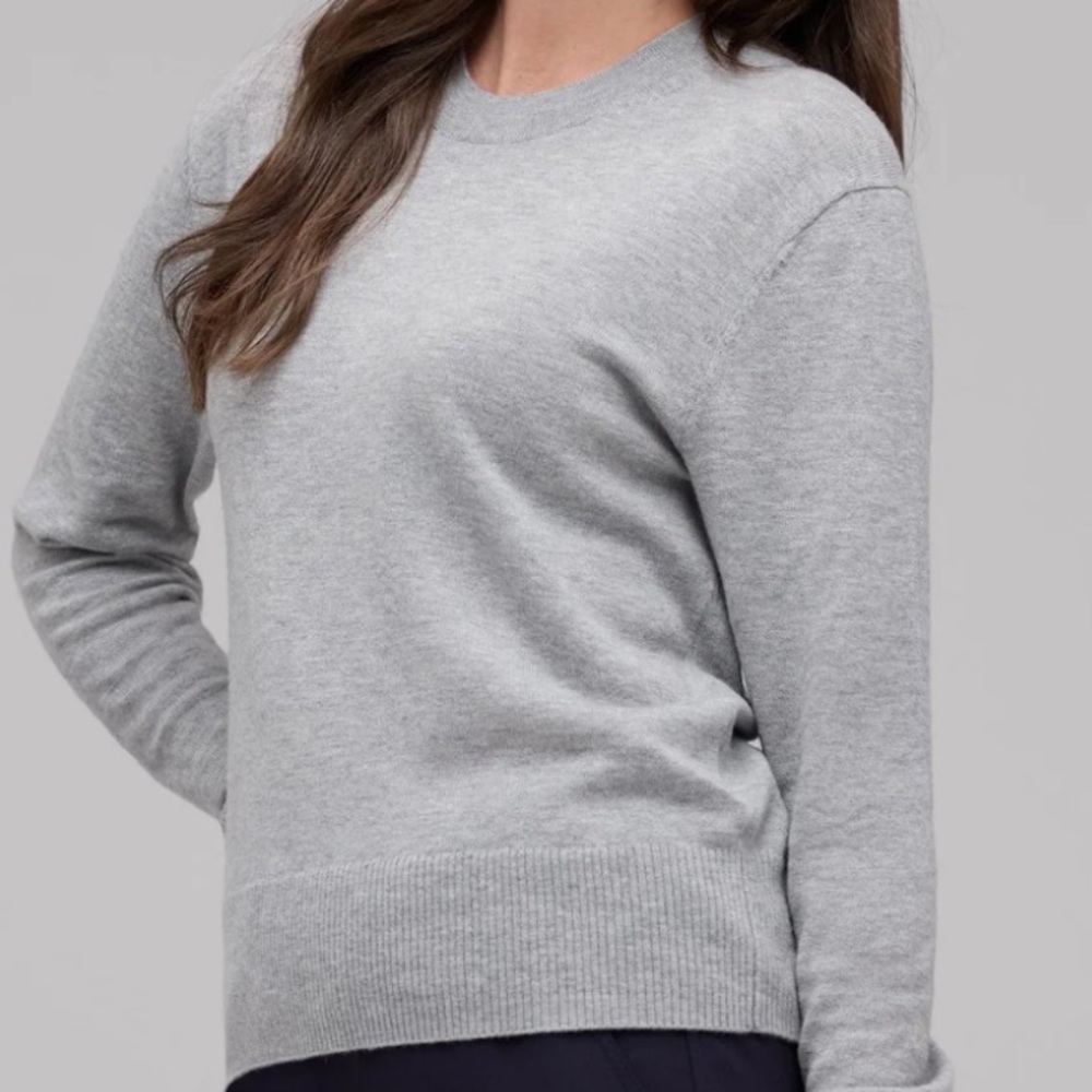 Every Gray Merino Cashmere Blend Sweater